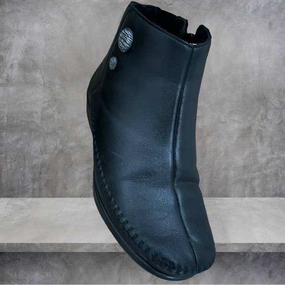 👢 SAS Genuine Leather Ankle Booties – Extra Wide (W3) – Size 6.5 - Picture 8 of 12